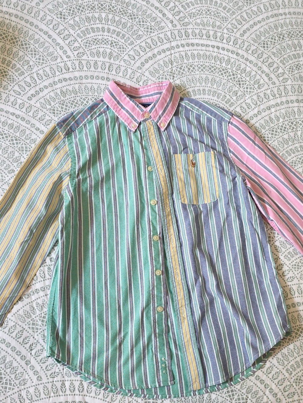 Polo by Ralph Lauren Pastel Multistripe Button-Down Shirt